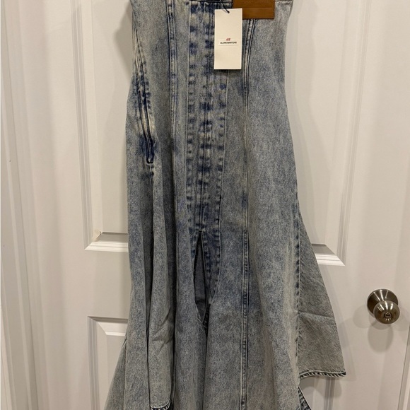 Gray Denim Dress - Picture 15 of 16